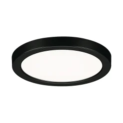 VariFit Panneau encastré LED Areo IP44 rond 118mm 6,5W 550lm 4000K Noir