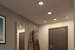 VariFit Panneau encastré LED Areo IP44 rond 118mm 6,5W 550lm 4000K Noir