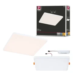 VariFit Panneau encastré LED Veluna Edge IP44 carré 200x200mm 17W 1500lm 3000K Blanc gradable