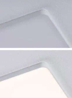 VariFit Panneau encastré LED Veluna Edge IP44 carré 90x90mm 6W 450lm 3000K Blanc gradable