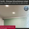 VariFit Panneau encastré LED Smart Home Zigbee 3.0 Veluna Edge IP44 rond 200mm 18W 1400lm Tunable White Blanc gradable