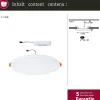 VariFit Panneau encastré LED Veluna Edge IP44 rond 200mm 17W 1500lm 3000K Blanc gradable