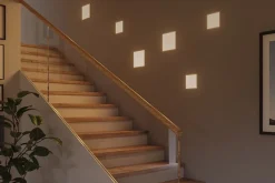 VariFit Panneau encastré LED 3-Step-Dim Areo IP44 carré 175x175mm 13W 1200lm 3000K Blanc gradable