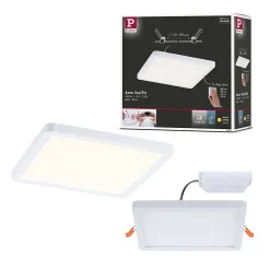 VariFit Panneau encastré LED 3-Step-Dim Areo IP44 carré 175x175mm 13W 1200lm 3000K Blanc gradable