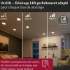 VariFit Panneau encastré LED Dim to Warm Areo IP44 rond 230mm 16W 1400lm 3 Step Dim to warm Blanc dépoli gradable
