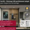 VariFit Panneau encastré LED 3-Step-Dim Areo IP44 rond 175mm 13W 1300lm 3000K Noir gradable