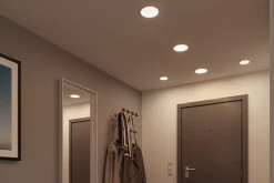 VariFit Panneau encastré LED 3-Step-Dim Areo IP44 rond 230mm 16W 1400lm 4000K Chrome mat gradable