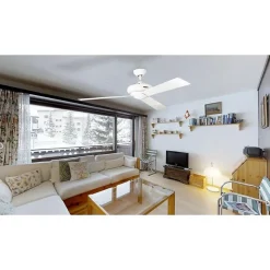 Vaudaire ventilateur de plafond, silencieux, puissant avec contrôle mural