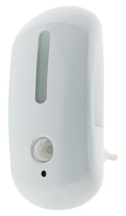 Veilleuse 2 en 1 crépusculaire à détection LED intégrée blanc neutre IP20 0,6W l.2,3xH.11,5cm Otio