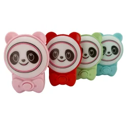 Veilleuse à prise Panda 1W, 30 lm, IP20, 2CCT, ANDY -couleur aléatoire : rose / bleu / vert / rouge