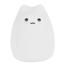 Veilleuse chat LED integrée RGB 4W IP20 H.16cm Corep