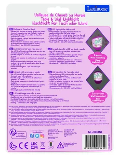 Veilleuse de chevet ou murale Licorne