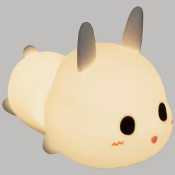 Veilleuse enfant Lapin - blanc - silicone H11 -2 cm - Atmosphera