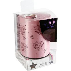 Veilleuse enfant LED Push - métal - H11 cm - Blanc calèche- Atmosphera