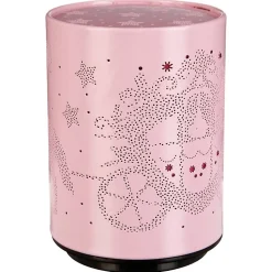 Veilleuse enfant LED Push - métal - H11 cm - Blanc calèche- Atmosphera