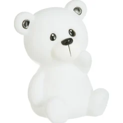 Veilleuse enfant Ourson - H14 cm - Blanc- Atmosphera