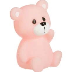 Veilleuse enfant Ourson - H14 cm - Rose- Atmosphera