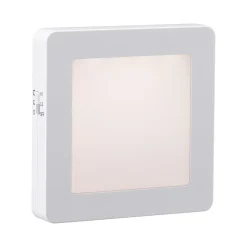 Veilleuse Esby avec capteur crépusculaire carré 3000K 0,7lm