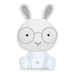 Veilleuse lapin LED integrée blanc 3W IP20 H.23cm Seynave