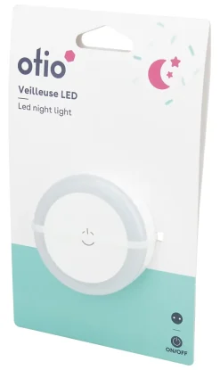 Veilleuse LED intégrée blanc neutre IP20 1W Ø6 x P.2,5 cm Otio