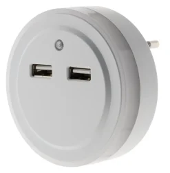 Veilleuse LED Otio IP20 1W blanc neutre l.13 x H.20 x P.7 cm