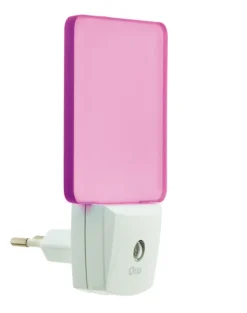 Veilleuse LED Otio IP20 1W rose l.13 x H.20 x P.7 cm