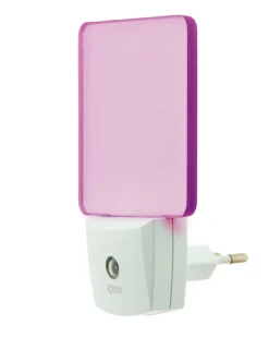 Veilleuse LED Otio IP20 1W rose l.13 x H.20 x P.7 cm