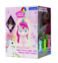 Veilleuse Licorne en 3D avec variation de couleurs