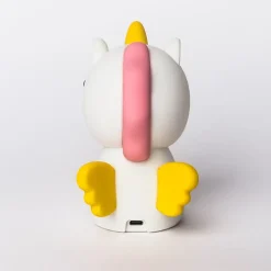 Veilleuse licorne en silicone RGB 0,5W blanc et rose Seynave, Electra