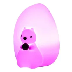 Veilleuse lumineuse avec télécommande Écureuil