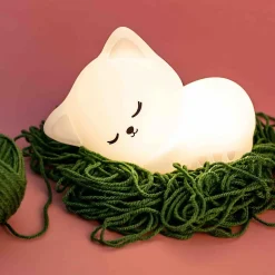 Veilleuse lumineuse avec télécommande Chaton Stella