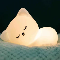 Veilleuse lumineuse avec télécommande Chaton Stella
