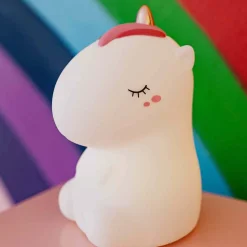 Veilleuse lumineuse avec télécommande Licorne