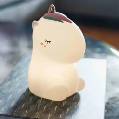 Veilleuse lumineuse avec télécommande Licorne
