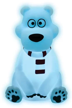 Veilleuse Ours Polaire en 3D avec variation de couleurs