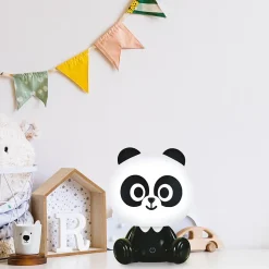 Veilleuse panda LED integrée blanc 3W IP20 H.23cm Seynave