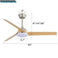 Ventilateur de plafond 52