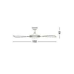 Ventilateur de Plafond BLAIRE ALU