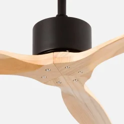 Ventilateur de Plafond 3 Pales Noir 55W 6 Vitesses Nebraska Thinia Home