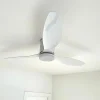 VENTILATEUR DE PLAFOND A PALES BLANC SAMARAT AVEC LED ET THERMOSTAT GARANTIE A VIE
