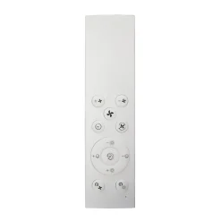 Ventilateur de plafond avec éclairage GoodHome Hewish coloris noir et blanc pour pièce de 15 m² Ø.58 cm