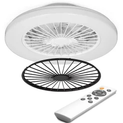 Ventilateur de plafond avec éclairage Led + télécommande