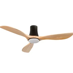 Ventilateur de Plafond avec Lumière 3 Pales Noires 56W 6 Vitesses Dakota Thinia Home