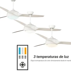 Ventilateur de plafond avec lumière LED
