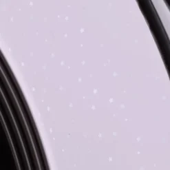 Ventilateur de plafond blanc avec effet étoilé 47cm LED incluse dimmable avec télécommande - Emily