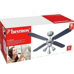 Ventilateur de plafond 102cm + lumière Bestron DLHB42S