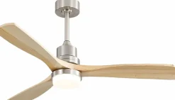 Ventilateur de plafond 132cm avec lumière LED Dimmable 3 pales