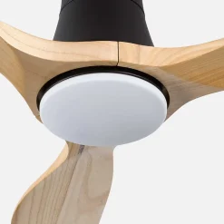 Ventilateur de Plafond Dakota Dayron avec Lumière 3 Pales Noir 56W 6 Vitesses