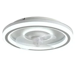 Ventilateur de plafond de plafond avec lumière blanche
