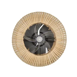 Ventilateur de plafond effet bois Fortaleza Ø50 IP20 E27 20W Corep